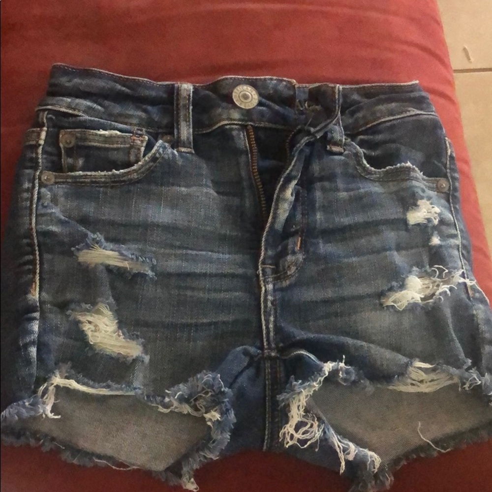 000 American eagle high waisted short shorts